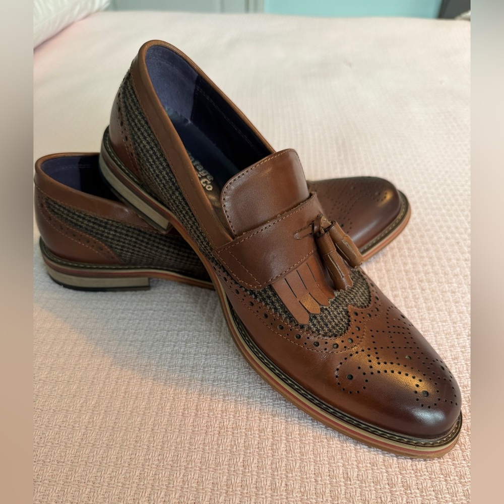 Stylish Brown Leather Loafers